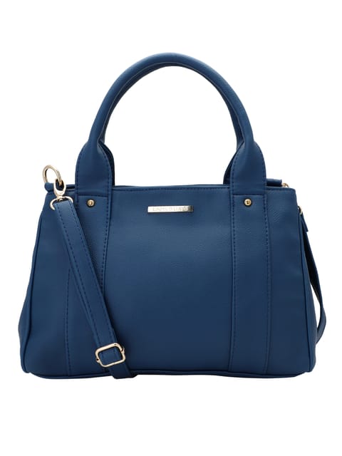 Lapis O Lupo Blue Solid Handbag for Women