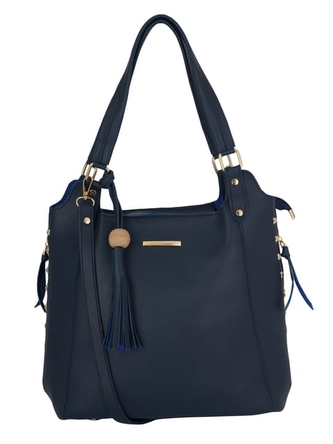 Lapis O Lupo Blue Solid Tote Bag for Women