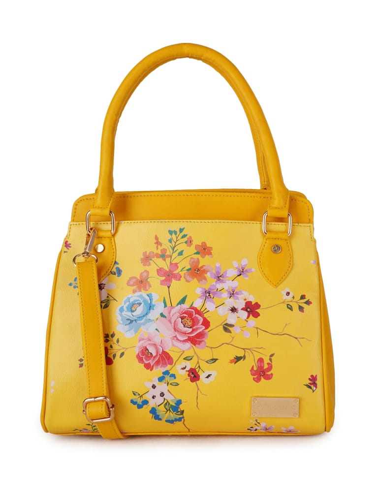 Lapis O Lupo Yellow Flower Handbag for Women's