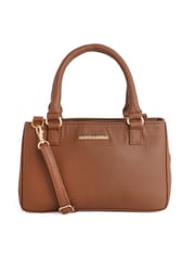 Lapis O Lupo Brown Solid Handbag for Women